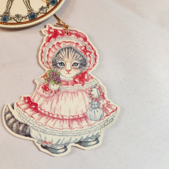 Kitty Cucumber Mini Mobile Christmas Ornament, 1991 - Picture 4 of 10